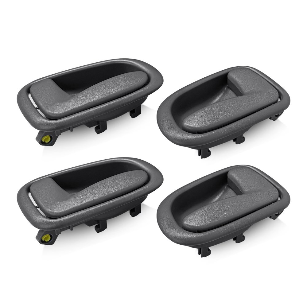 Gray Inner Door Handle For 1993-97 Toyota Corolla Prizm Set Front & Rear 1-5SET
