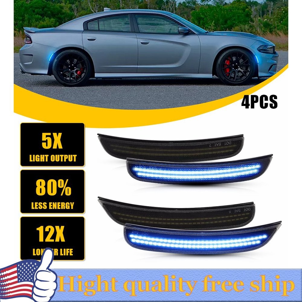 Clear LED Side Light Marker Turn Signal Lamp For 02-2006 Mitsubishi Lance 2/4/6