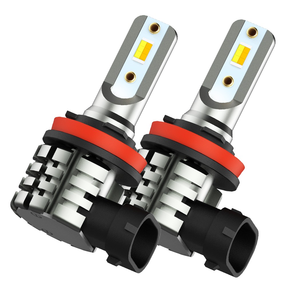 AUXITO Yellow SWITCHBACK White H11 LED Lamp Light Fit Front Fog/ Daytime Running