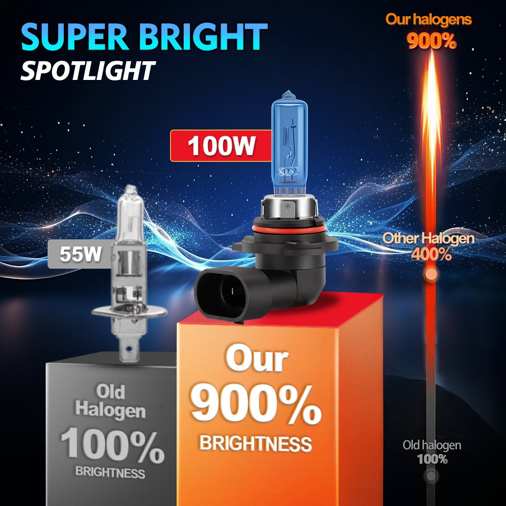 4x Halogen Headlight Bulbs 9005/9006 High/Low Beam For Lexus GS430 2001-2005
