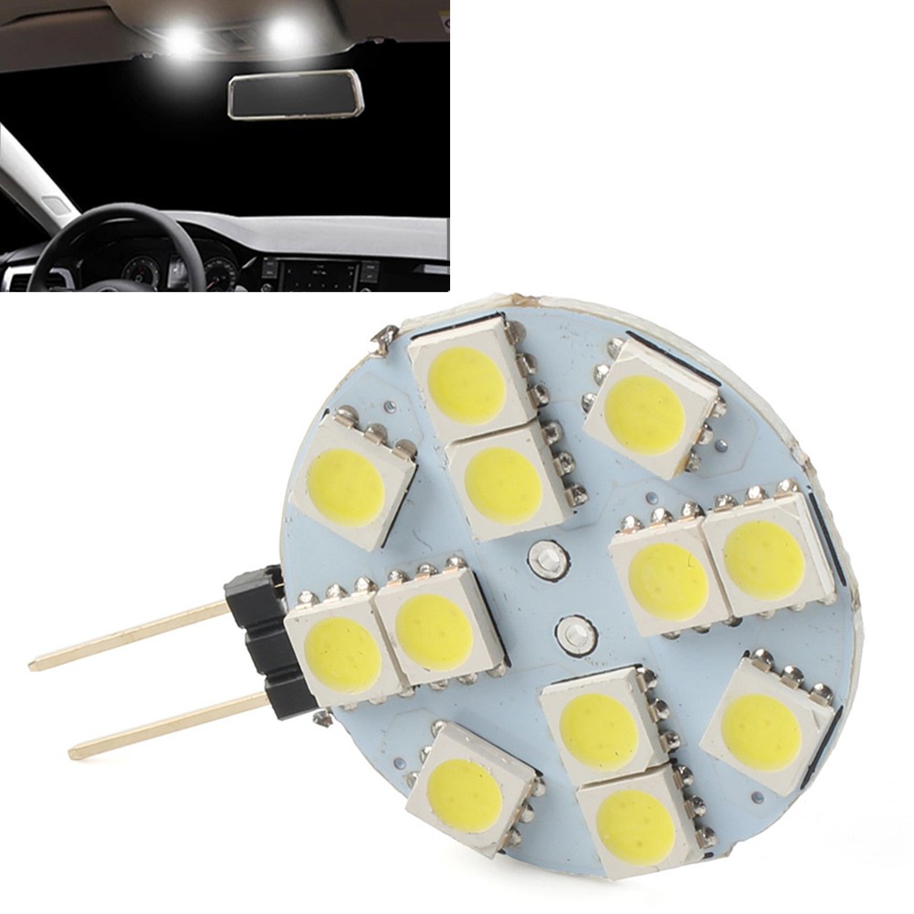 Indoor Car RV Landscape G4 Socket 5050 SMD 12 Bulb Lamp Round Bulb