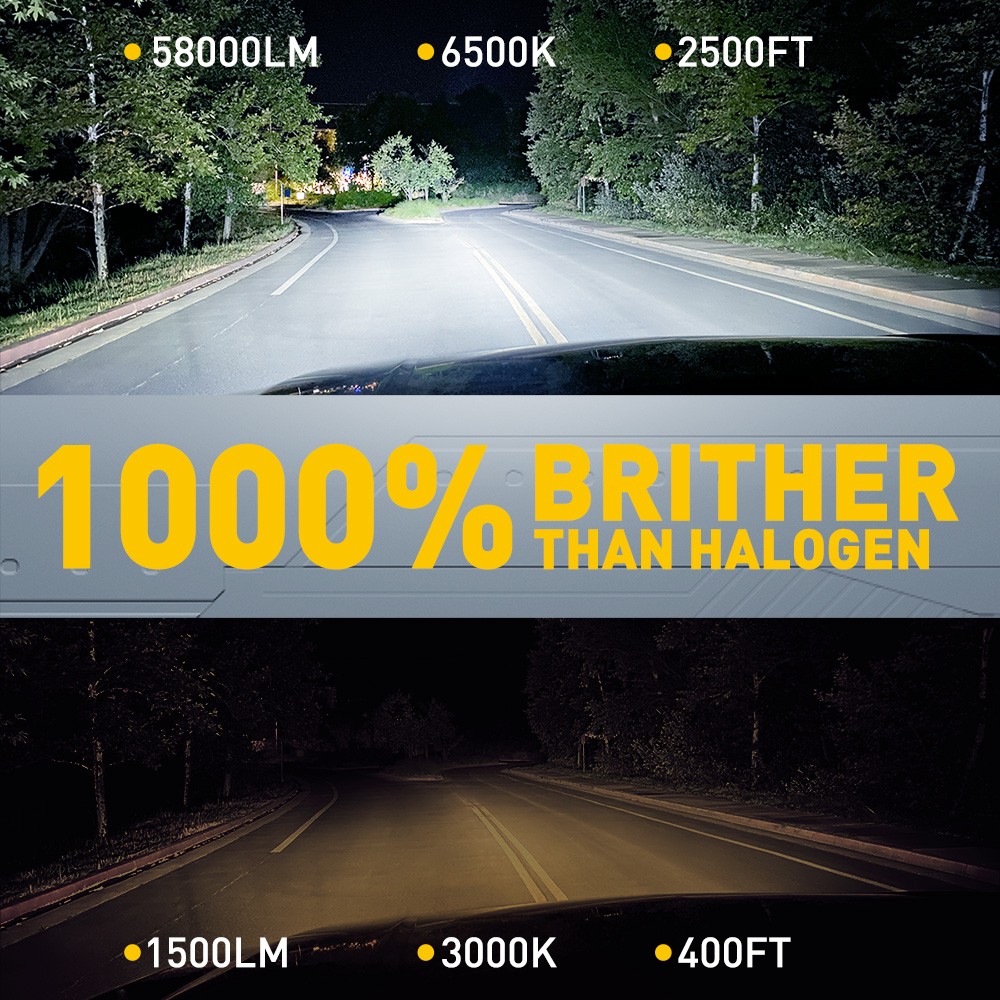 2-20PCS HB3 9005 Headlight LED Bulb Conversion Bright White 6500K AUXITO A1ULTRA