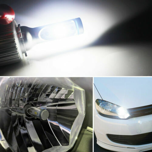2pcs White H15 LED Bulbs DRL&High Beam Headlight For 2012-2017 Volkswagen Tiguan