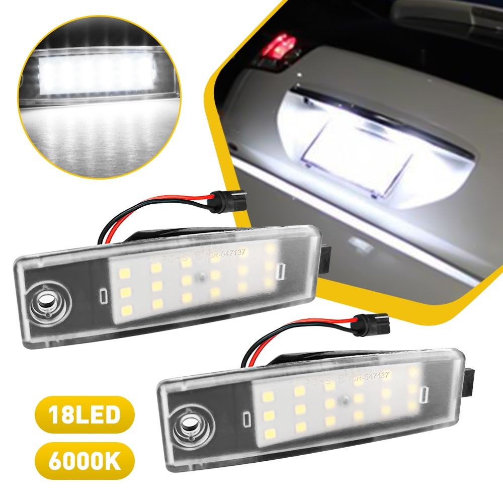 AUXITO 18LED Light License Plate Tag Lamp 6000K For 2008-2013 Toyota Highlander