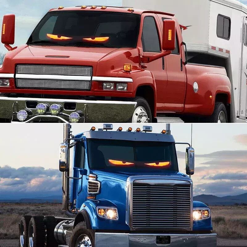 Truck-Specific Devil’s Eye LED-Screen Car Eye Light Truck Dynamic LED Light USA