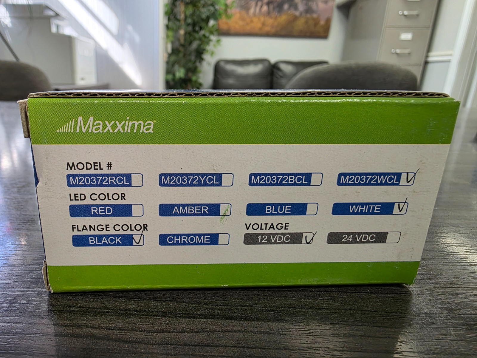 Maxxima LED M20372WCL White Light/Clear Lens w/ Adj. Flash Pattern