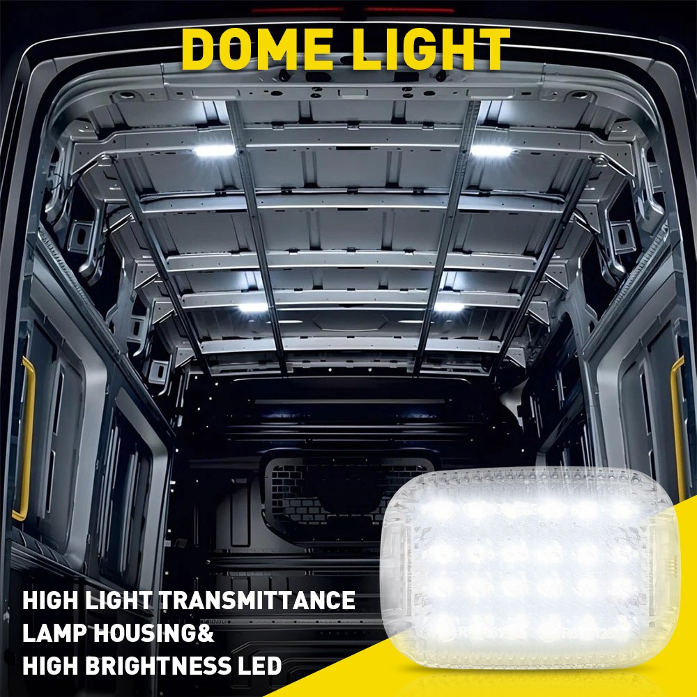 2/6xBK2Z13776K LED Dome Light Assembly For 15-24 Ford Transit 350 Passenger Van