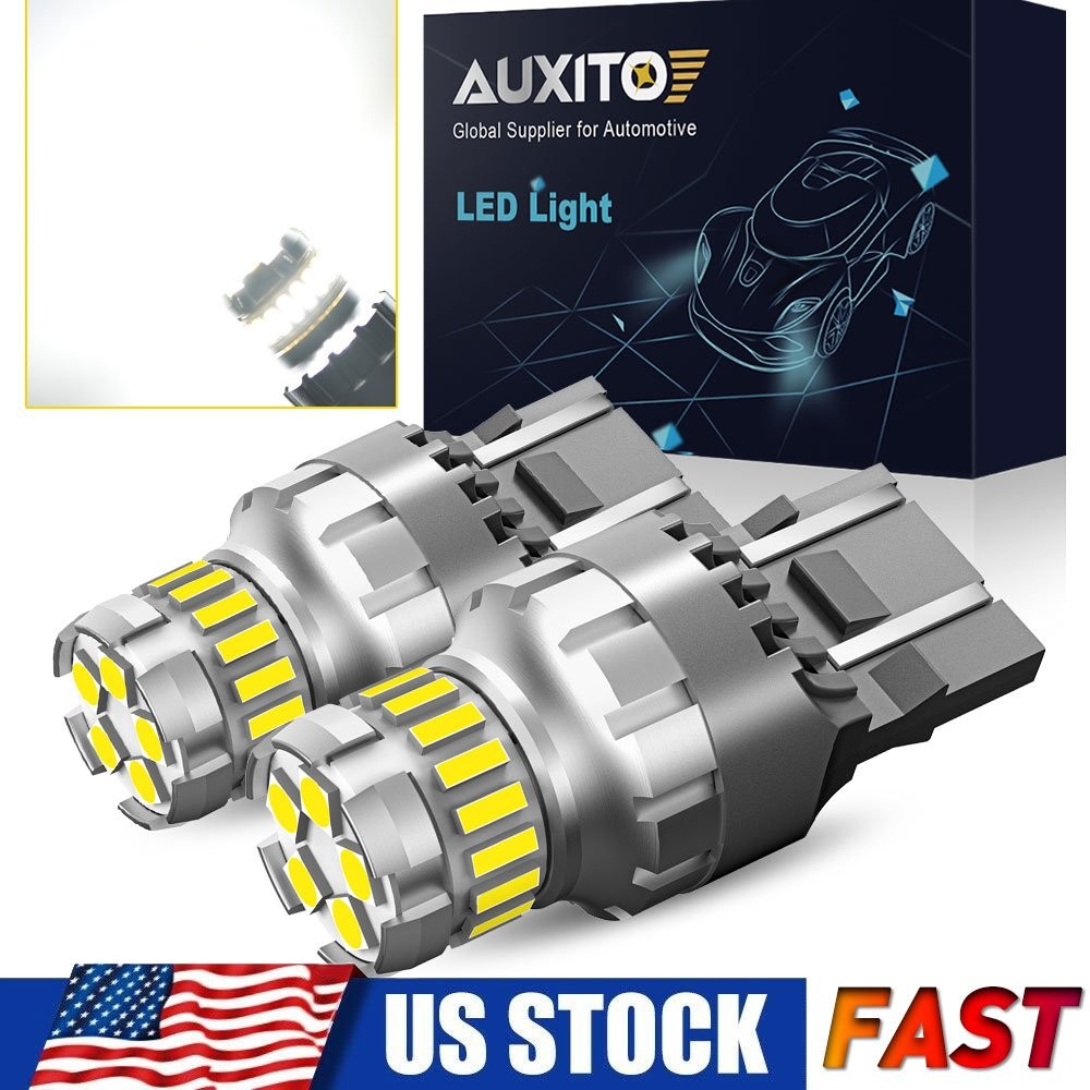 AUXITO 7443 LED TURN SIGNAL LIGHT BULBS 7440 ANTI HYPER FLASH SUPER BRIGHT WHITE