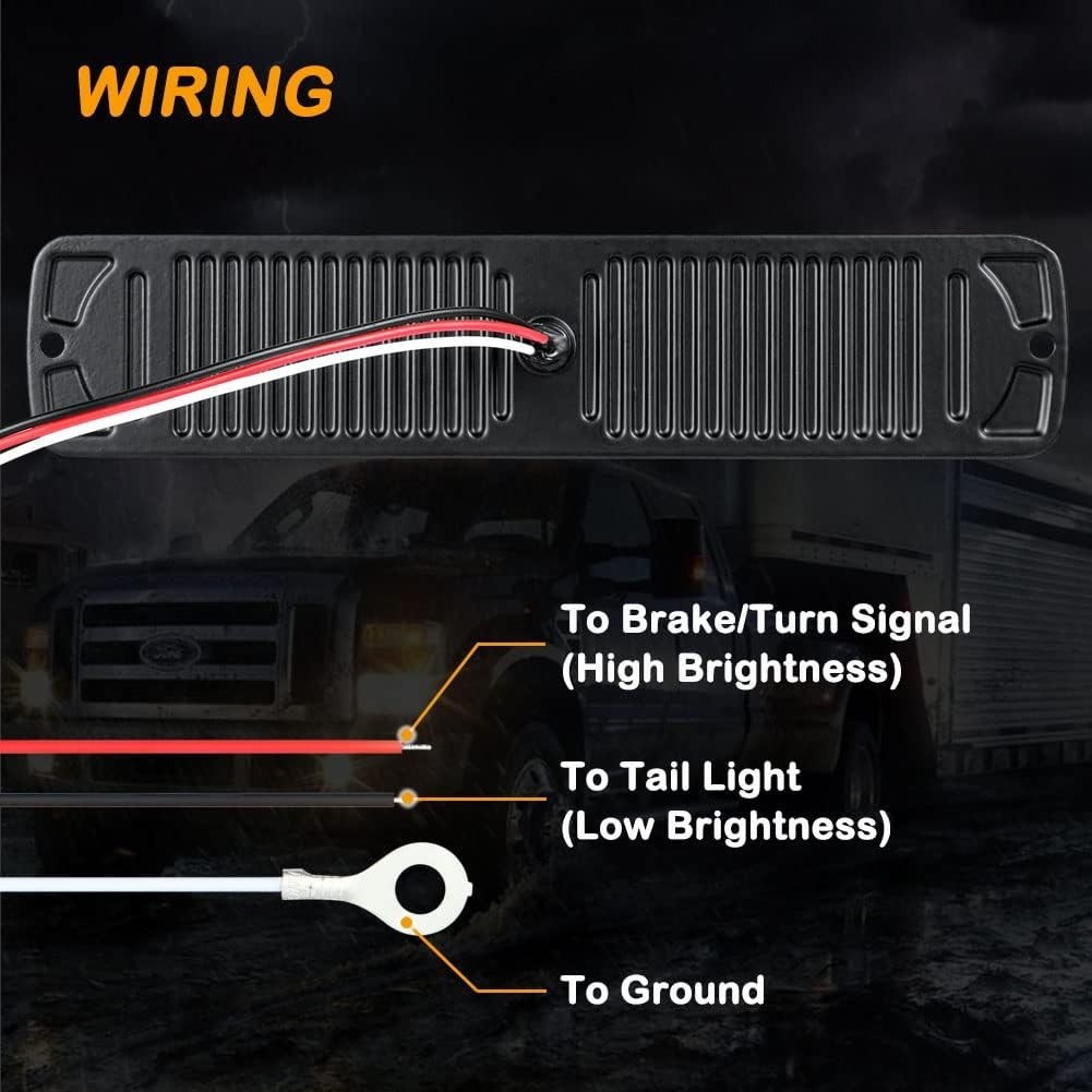 High Visibility 7.5-Inch LED Reverse Lights – Aluminum Housing, Water-Resistant