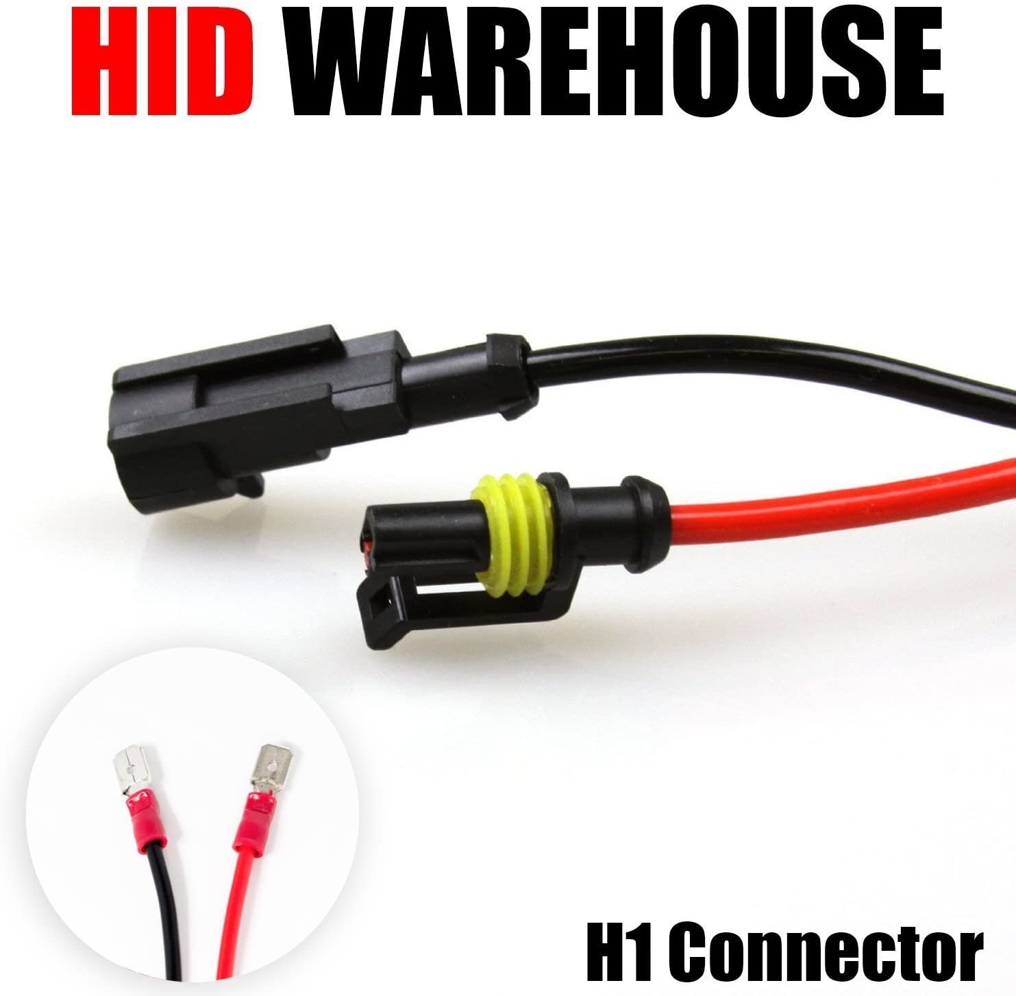 HID-Warehouse AC HID Xenon Bulbs – All Sizes & Colors (1 Pair) (Metal Bracket)