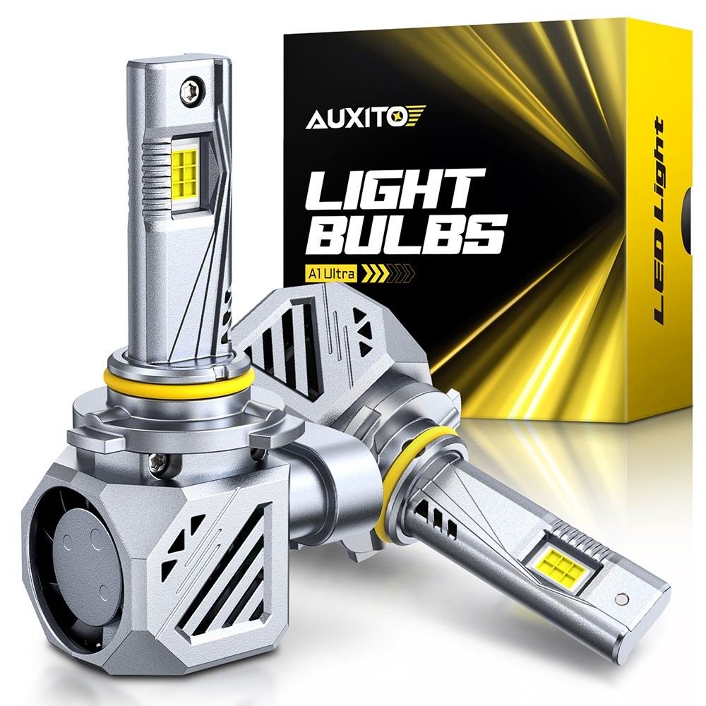 AUXITO Ultra Bright LED 9005 Headlight Bulbs White 6500K Aviation Aluminum Body