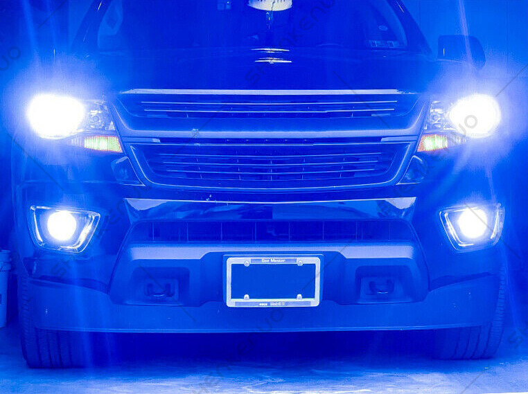 For GMC Sierra 1500 2014-2016 – 4PC 8000K LED Headlights + Fog Lights Bulbs Kit