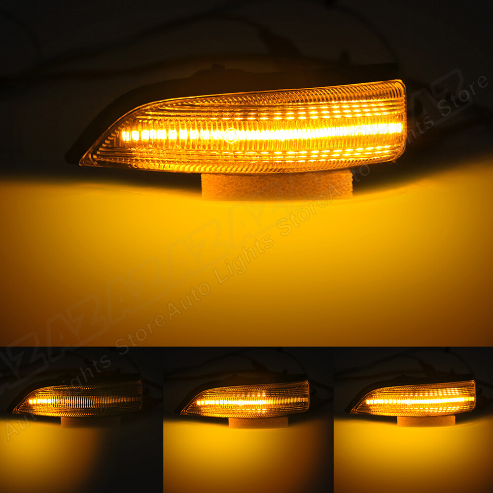 For Toyota Yaris Vitz Camry Saloon Sequential LED Side Mirror Turn Signal Lights