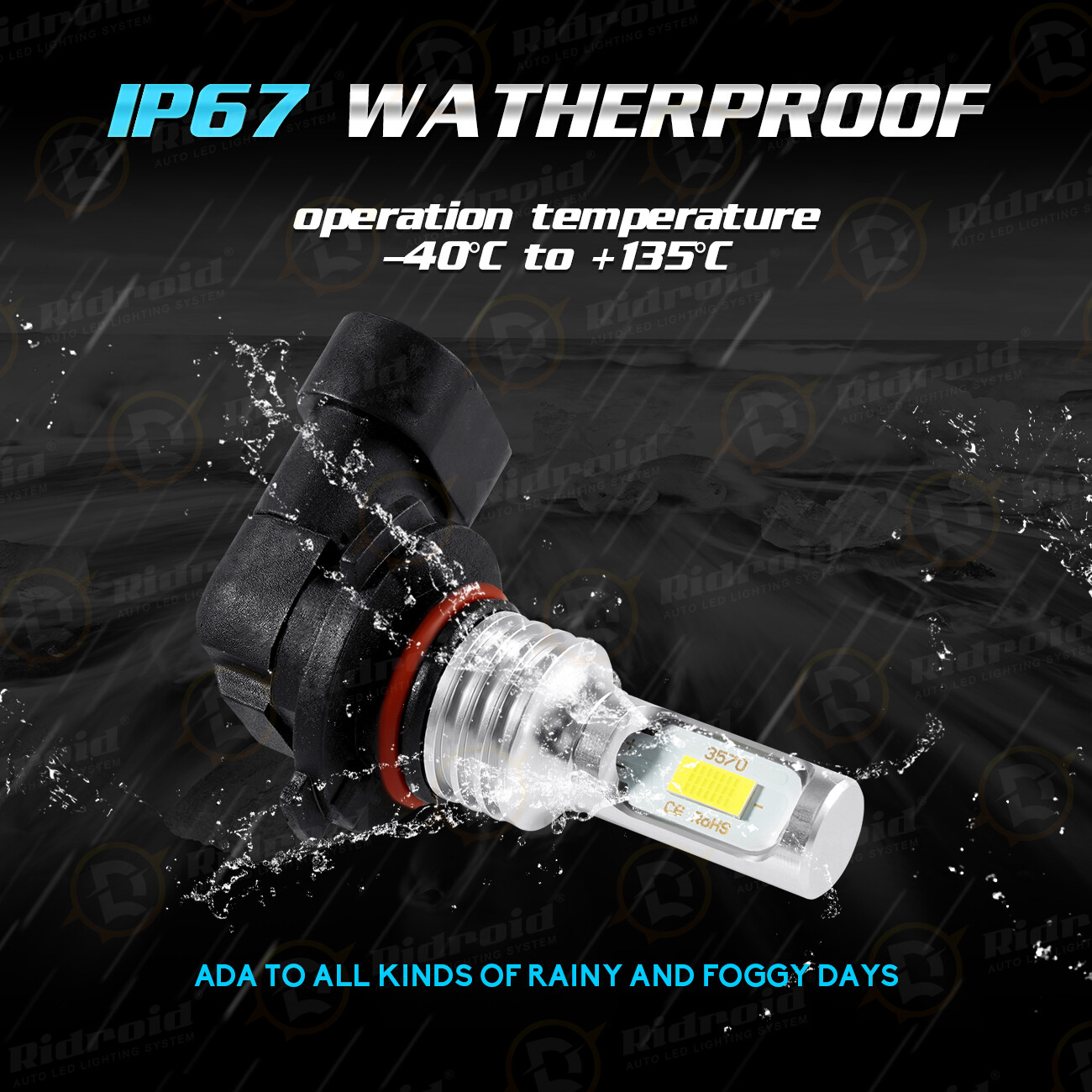 Amazing 9006 HB4 LED Headlight Bulbs Kit Low Beam Fog Lights Upgrade 200W 6000K