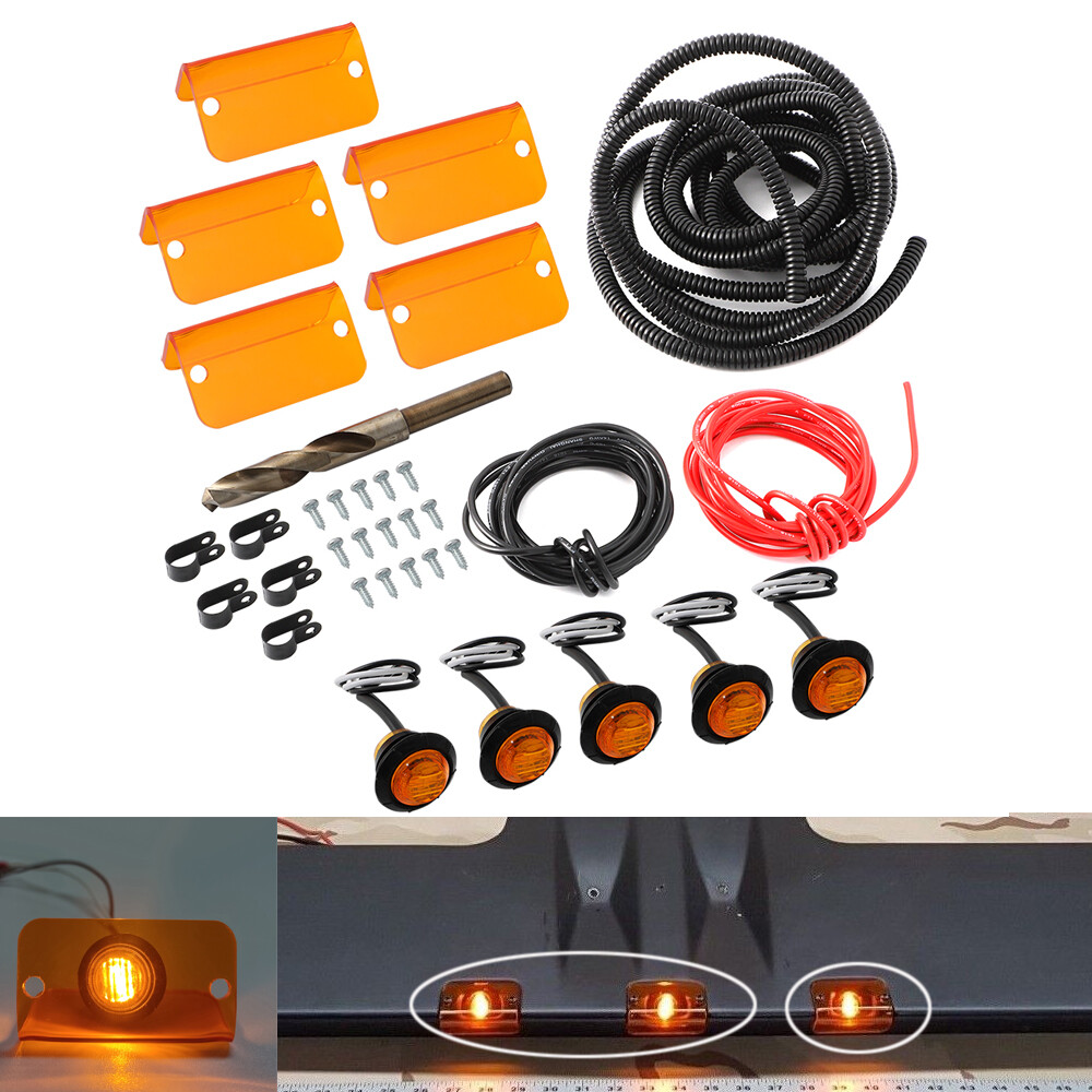 SUV LED Orange Amber LED Upgrade Kit! Includes New Lens Lenses + LEDs + Wiring