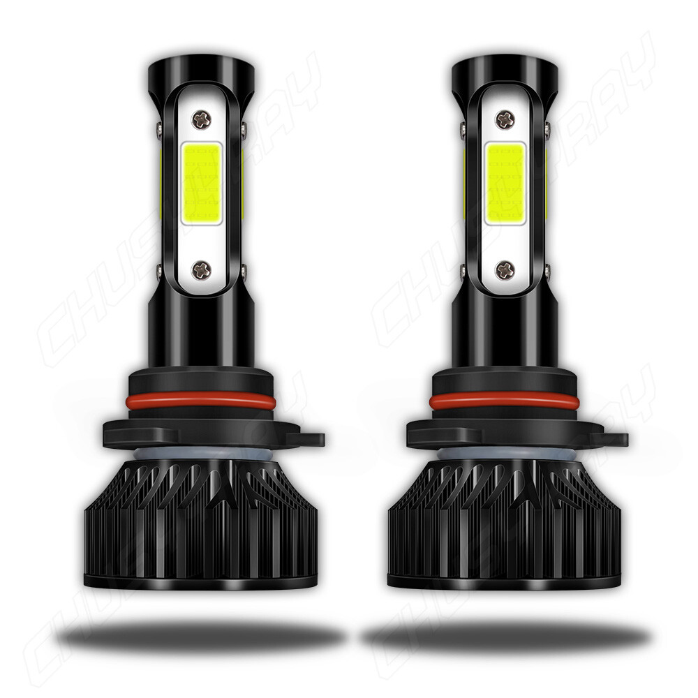 For Chevrolet Caprice 1987-1989 1990 6000K LED Headlight High & Low Beam Bulbs