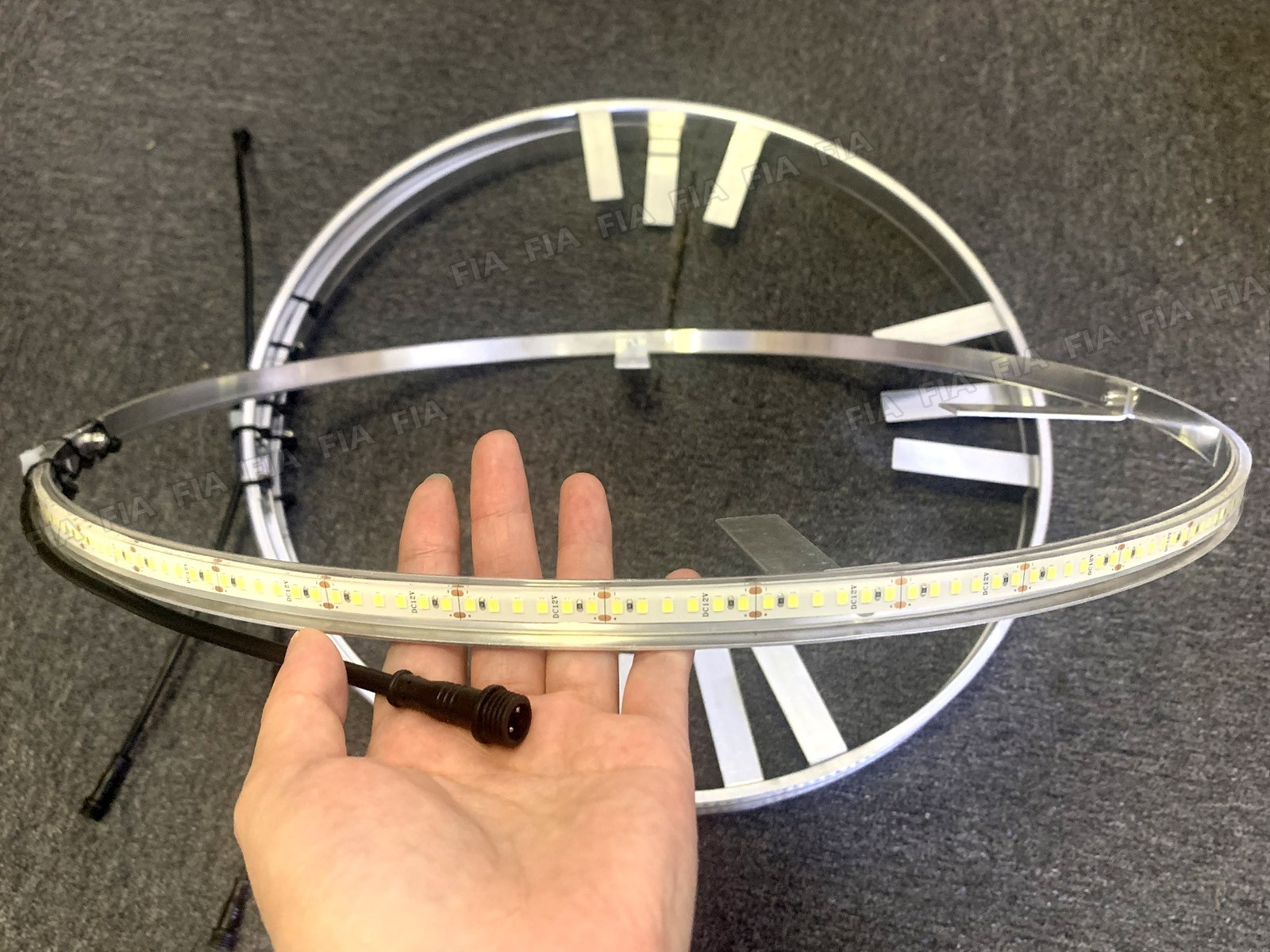 2/3/4/5 Row High-density Pure White 15.5“ ~ 17.5“ LED Truck Wheel Rim Lights