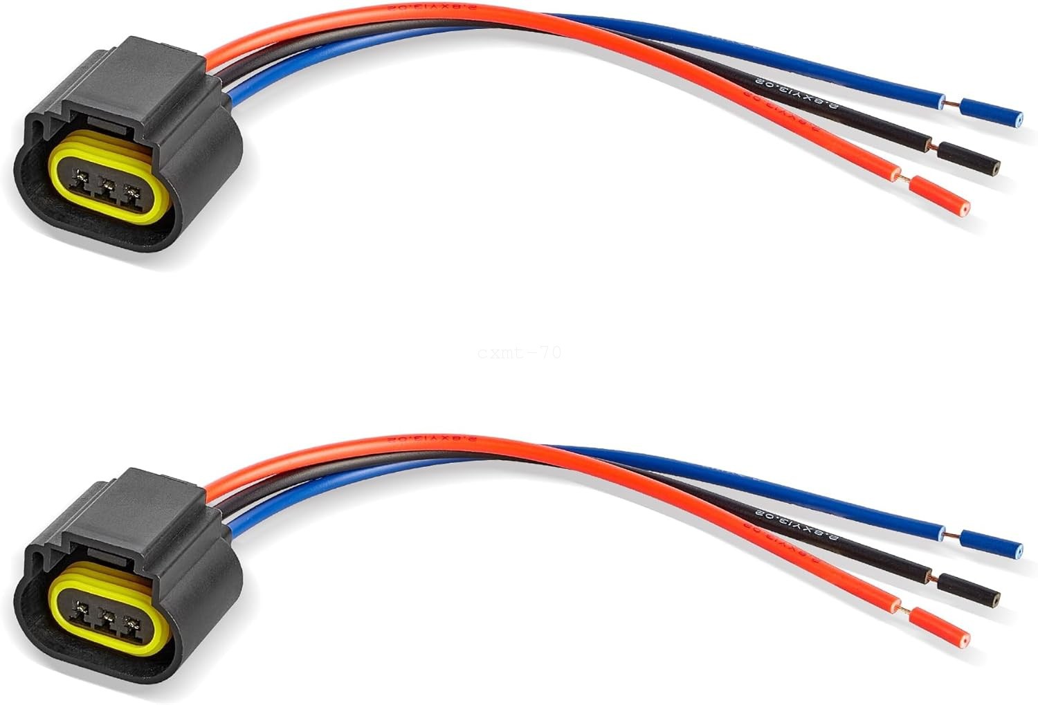 9008 H13 H13LL Headlight Bulb Adapter Plug 3 Pin for Ford F-150 F-250 F-350