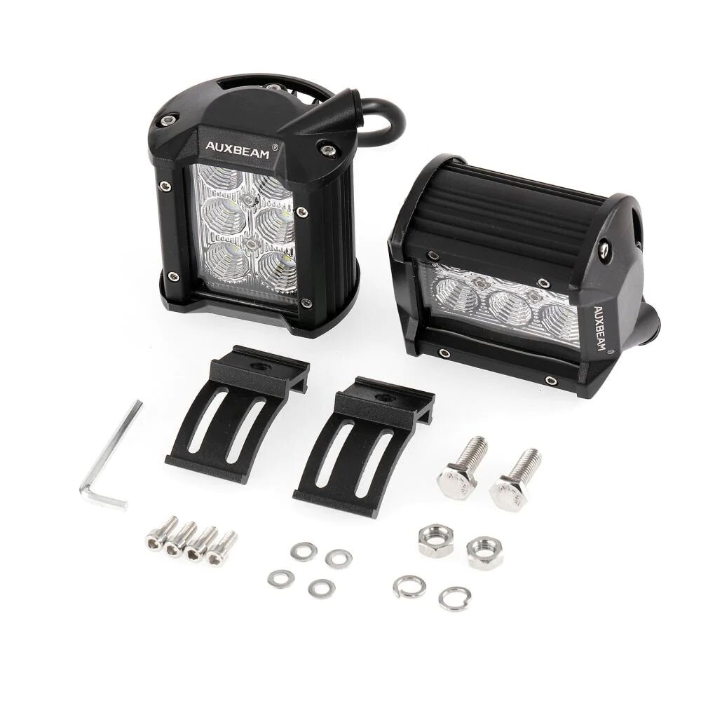 2x 4INCH 18W LED Work Light Bar Spot Pods Offroad Fog Lamp 4WD Pickup ATV Truck