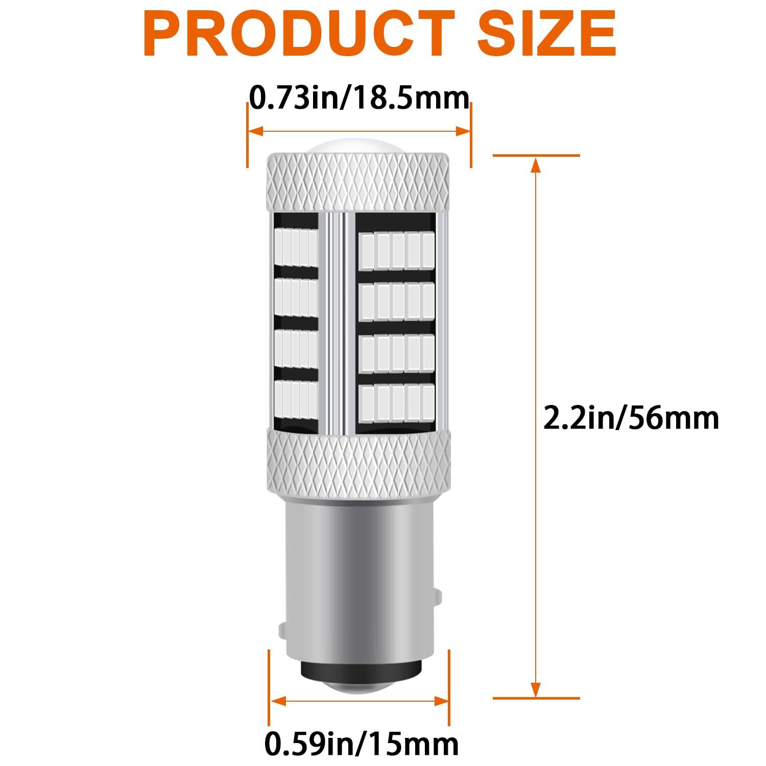Newest 9-30V Super Bright Low Power Dual Brightness 1157 7528 2357 2057 BAY15D