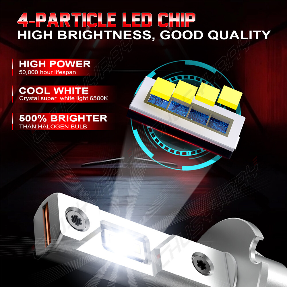 H3 Fog Light Bulb part accessories For Subaru Impreza 2004-2005 Fanless 1:1 Size