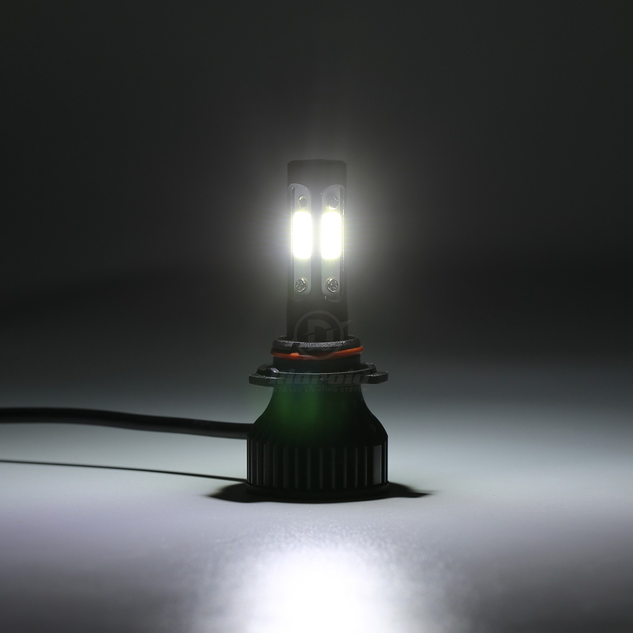 RIDROID 4-sides HB4 9006 LED Headlight Bulbs Low Beam Super Bright White 6000K