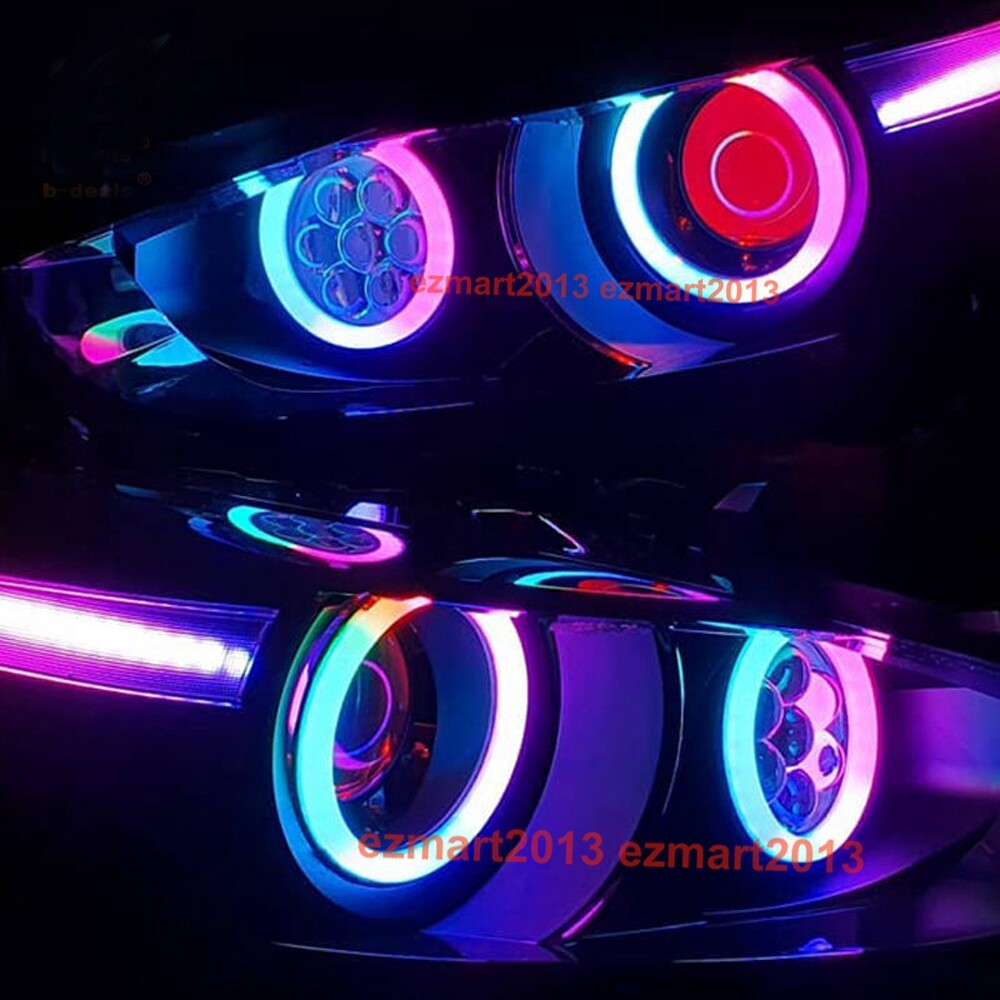Dream color Flow series Chasing SRGB halor with Turn Signal Flash DRL Blue tooth