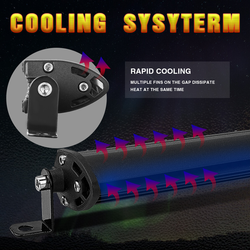 720W 30-31″ LED Light Bar w/ Lower Bumper Bracket Wiring For 03-18 RAM 2500 3500