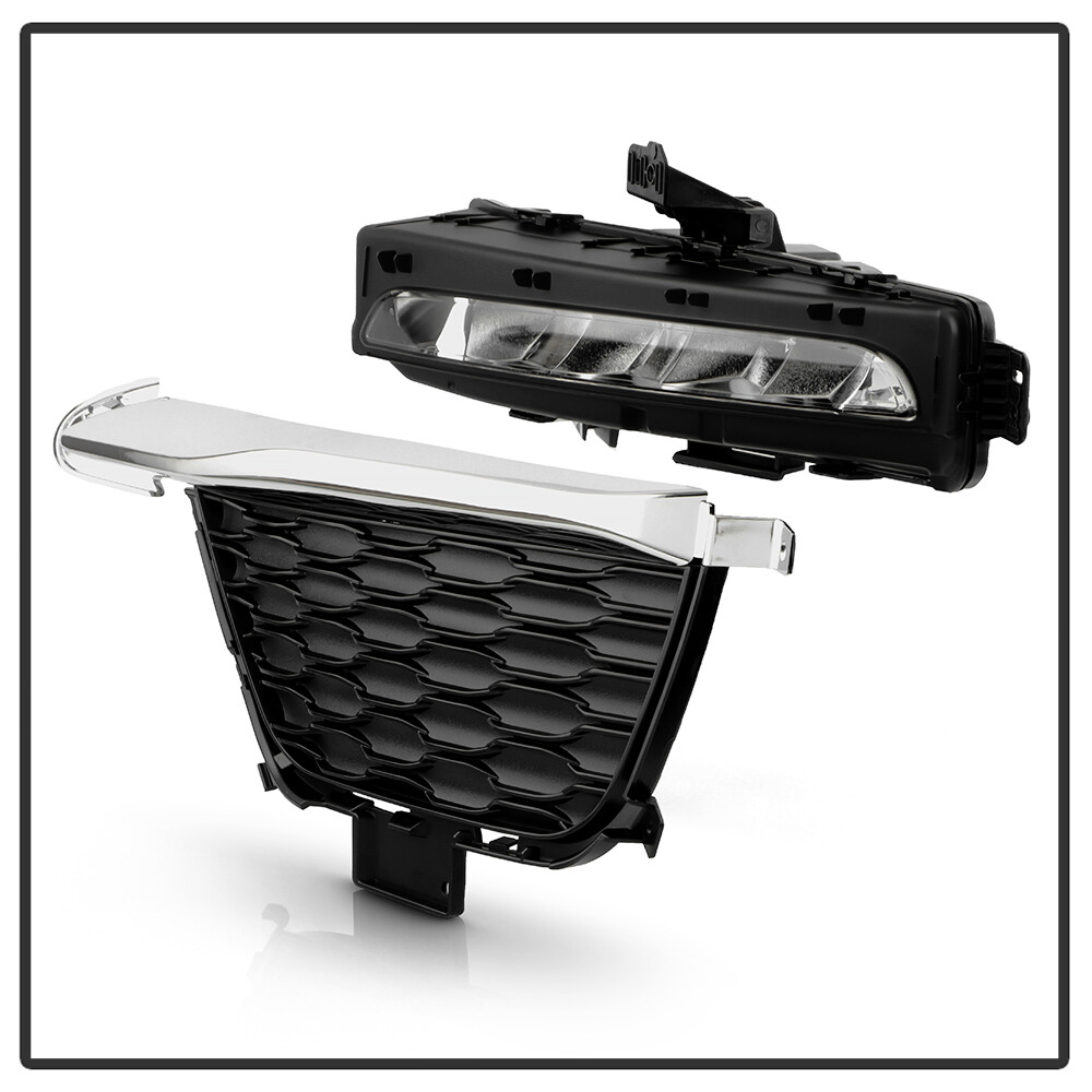 For 2022-2024 Jeep Grand Cherokee w/ Two-Row LED Fog Lights Driving Lamps Pair