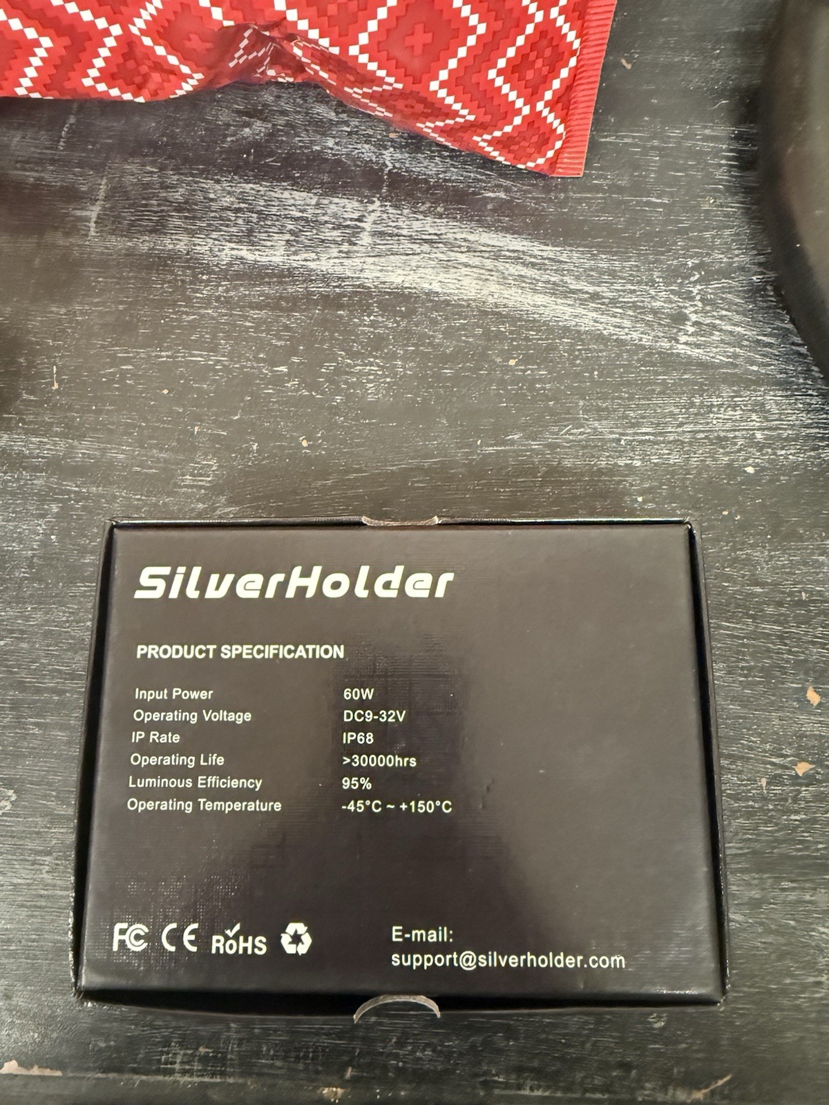Silver Holder LED Headlight Conversion Kit