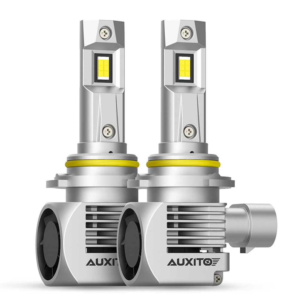 2X AUXITO 9005 LED Headlight Bulb Kit High Low Beam 6500K Super White 30000LM