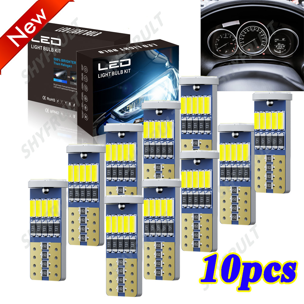 10 Bright LED Bulbs for Yamaha 4SV-84347-00-00 (12V-5W) Mini Taillight BULB