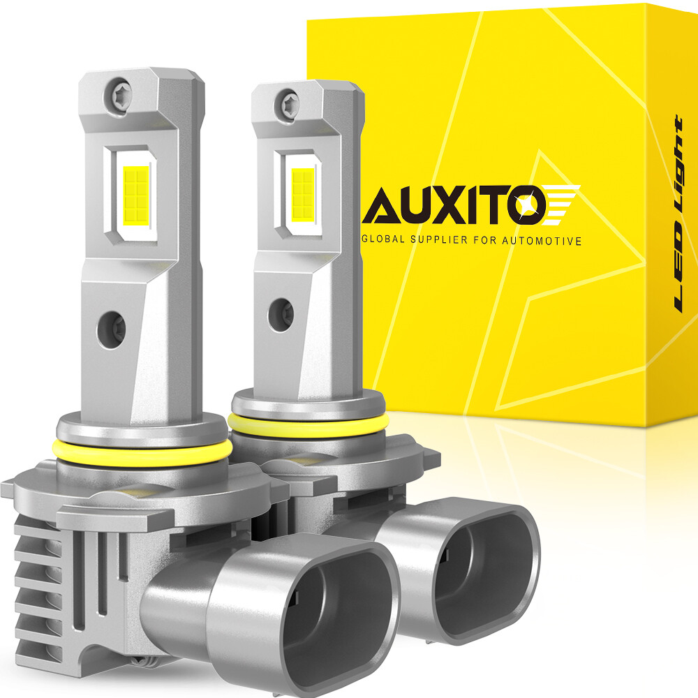 4x AUXITO 9005 H11 LED Combo Headlight Bulbs High Low Beam Kit Extremely White