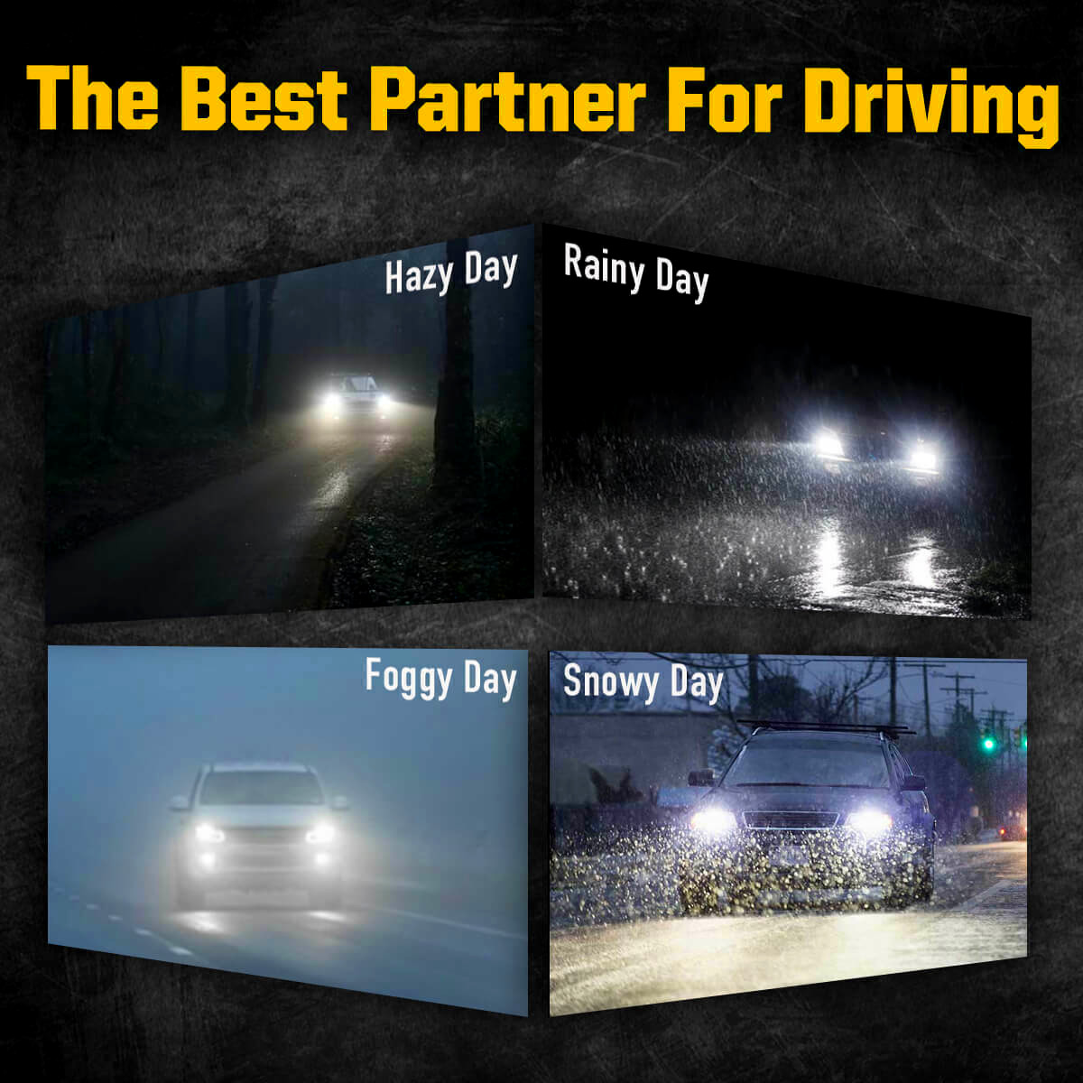H11 LED Headlight Kit Super Bright white FOR MALIBU 2004-2015 low beam SHENKENUO