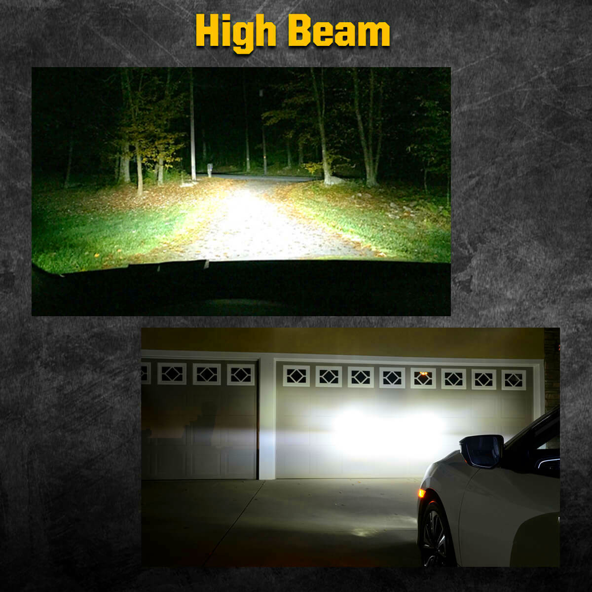 LED Headlight Kit H11 H8 H9 6000K White Fog Light 2Bulbs Bright High or Low Beam