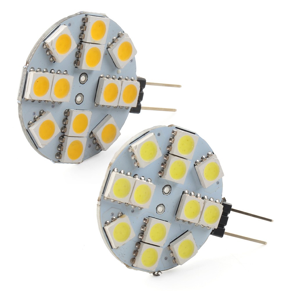 Indoor Car RV Landscape G4 Socket 5050 SMD 12 Bulb Lamp Round Bulb
