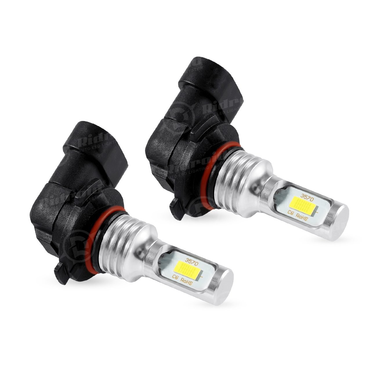 H11 9005 LED Headlight KIT Combo Bulbs 8000K High&Low Beam Super Bright Ice Blue