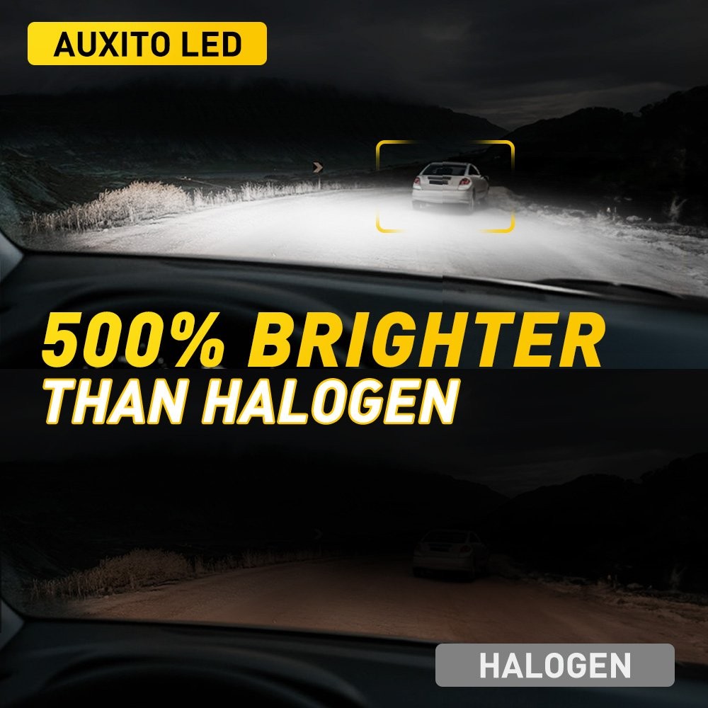 2pcs AUXITO White H27W/2 (881) LED Fog Daytime Running Light Bulbs High Power