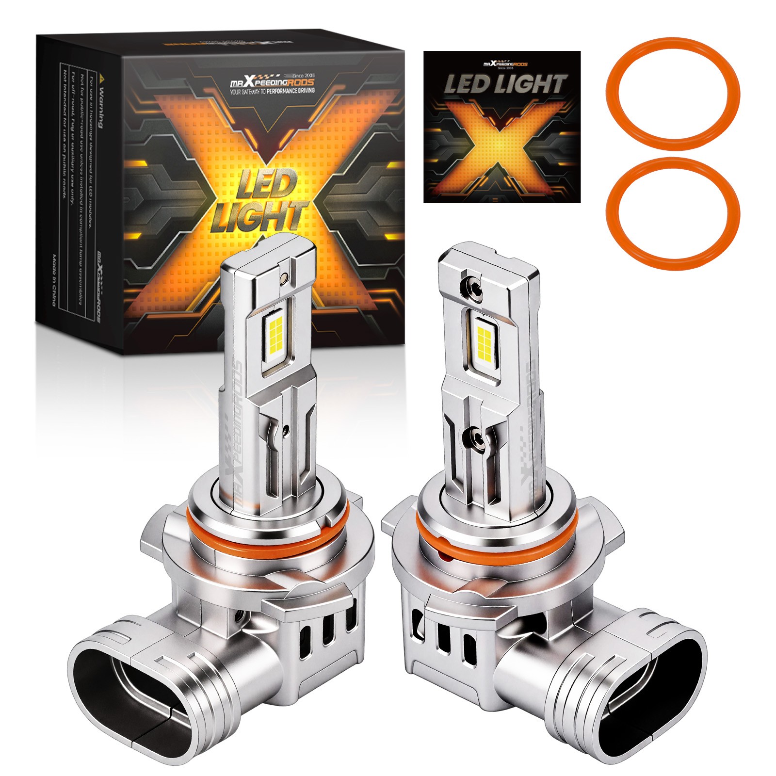 9006 LED Headlight Bulb Kit Low Beam 80000LM Super Bright 6500K White 2PCS