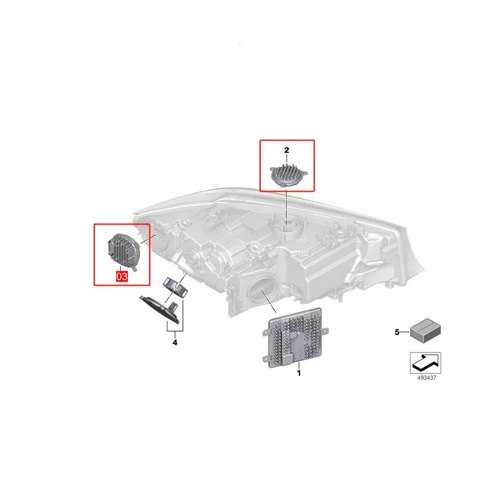LED HEADLIGHT DRL LED MODULE FOR BMW G20 330e 330i M340i 2019-2022 PLUG&PLAY