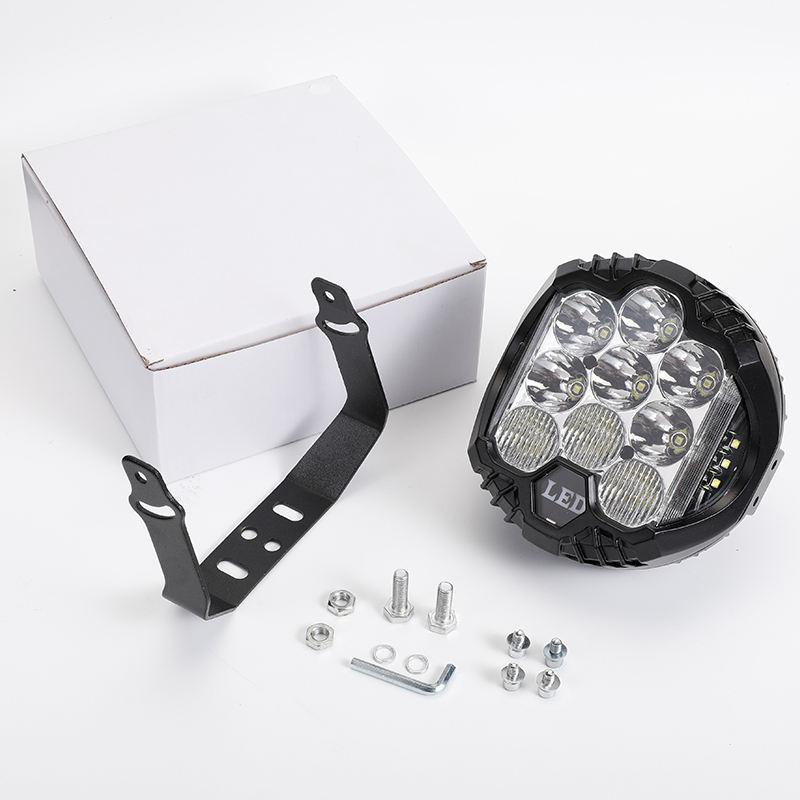 5″ inch Round 720W Led Work Light Pods Offroad Flood Lights Fog ATV UTV Tractor