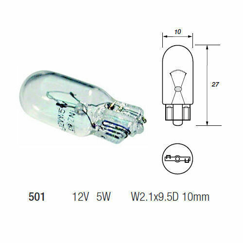 2x Number Plate Bulbs For Vauxhall Corsa D VXR 06-on Pair E Marked