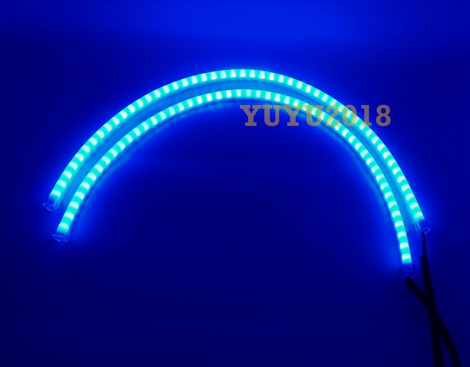 2*60cm LED strip Flow series Chasing RGB for headlight DRL Dream color signal