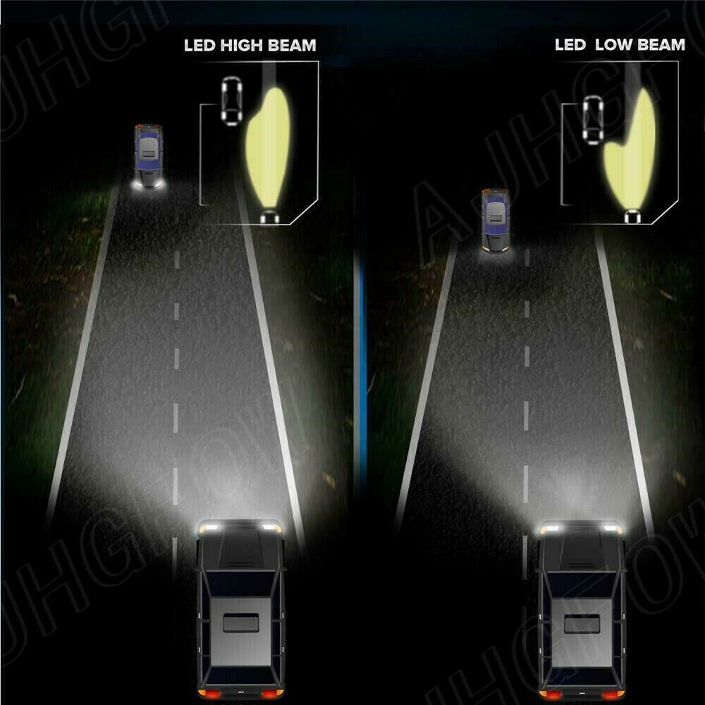 For Ford EcoSport 2018-2020 4x LED Headlight High/Low Combo Lights Bulbs