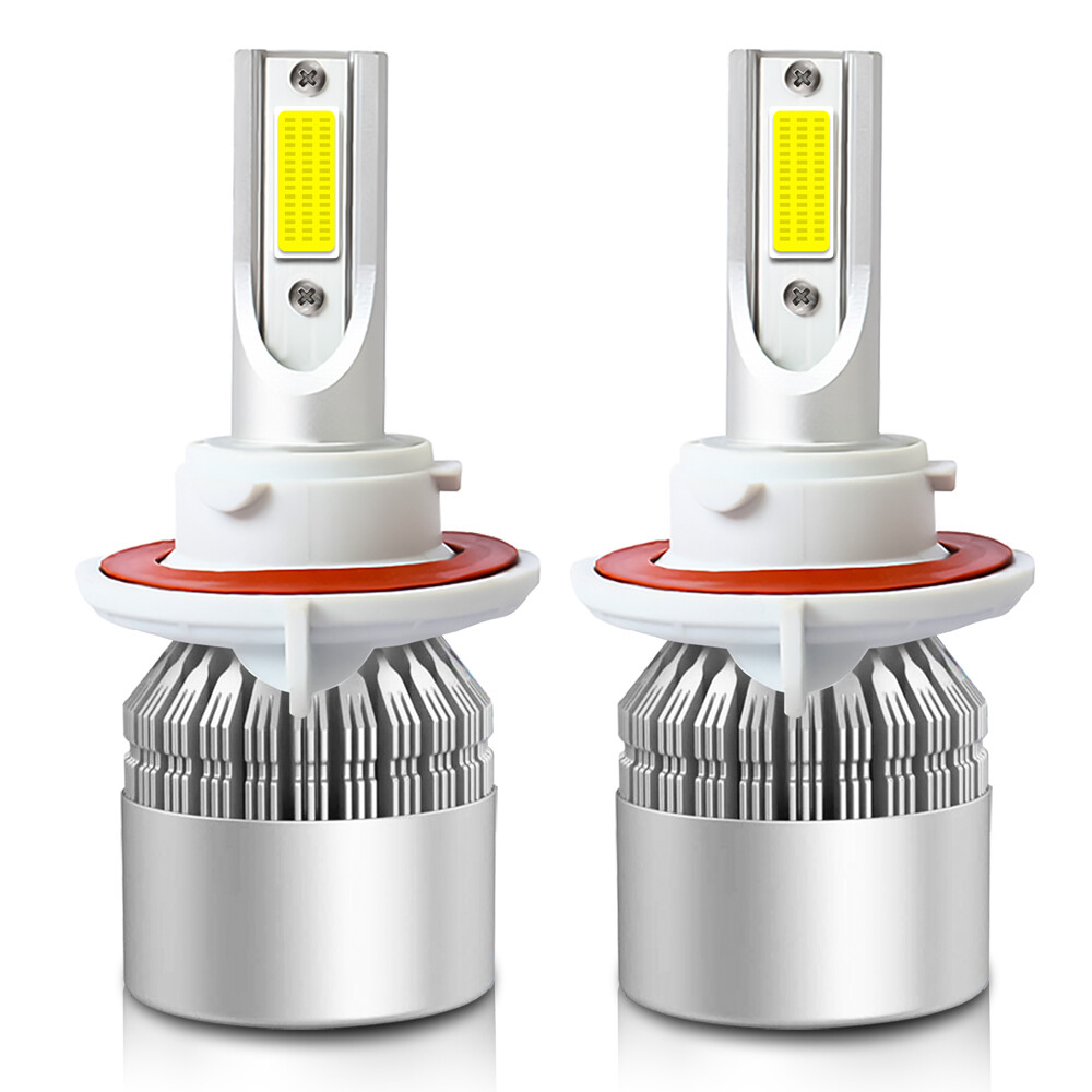 4X 9008 H13 LED Headlight Bulb Conversion Kit High Low Beam Super Bright 6500K