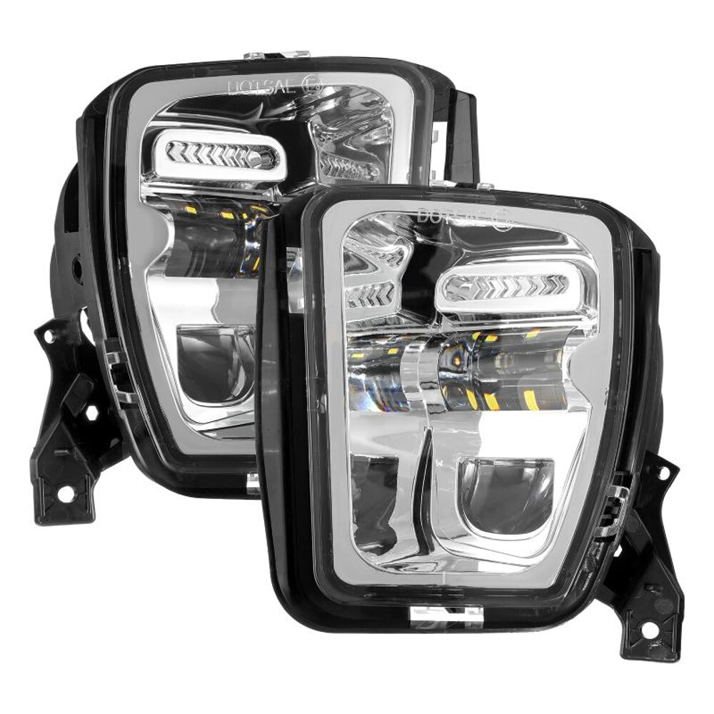 AUXBEAM LED Fog Lights Assembly For Dodge Ram 1500 2013 2014 2015 2016 2017 2018