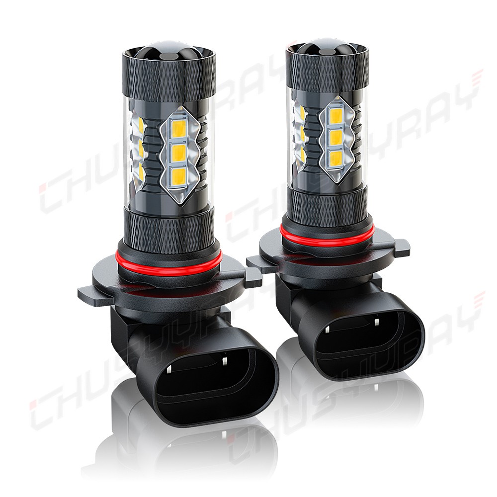 9005 9006 H10 9145 3000K Yellow 160W LED Fog Light Headlight Driving Bulbs Kit