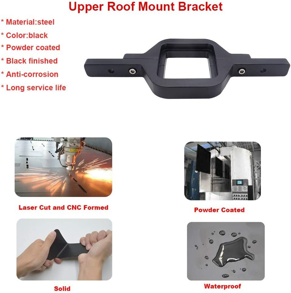 4″ 3-row LED Work Light Pods Backup +Tow Hitch Mounting Bracket Reverse Truck