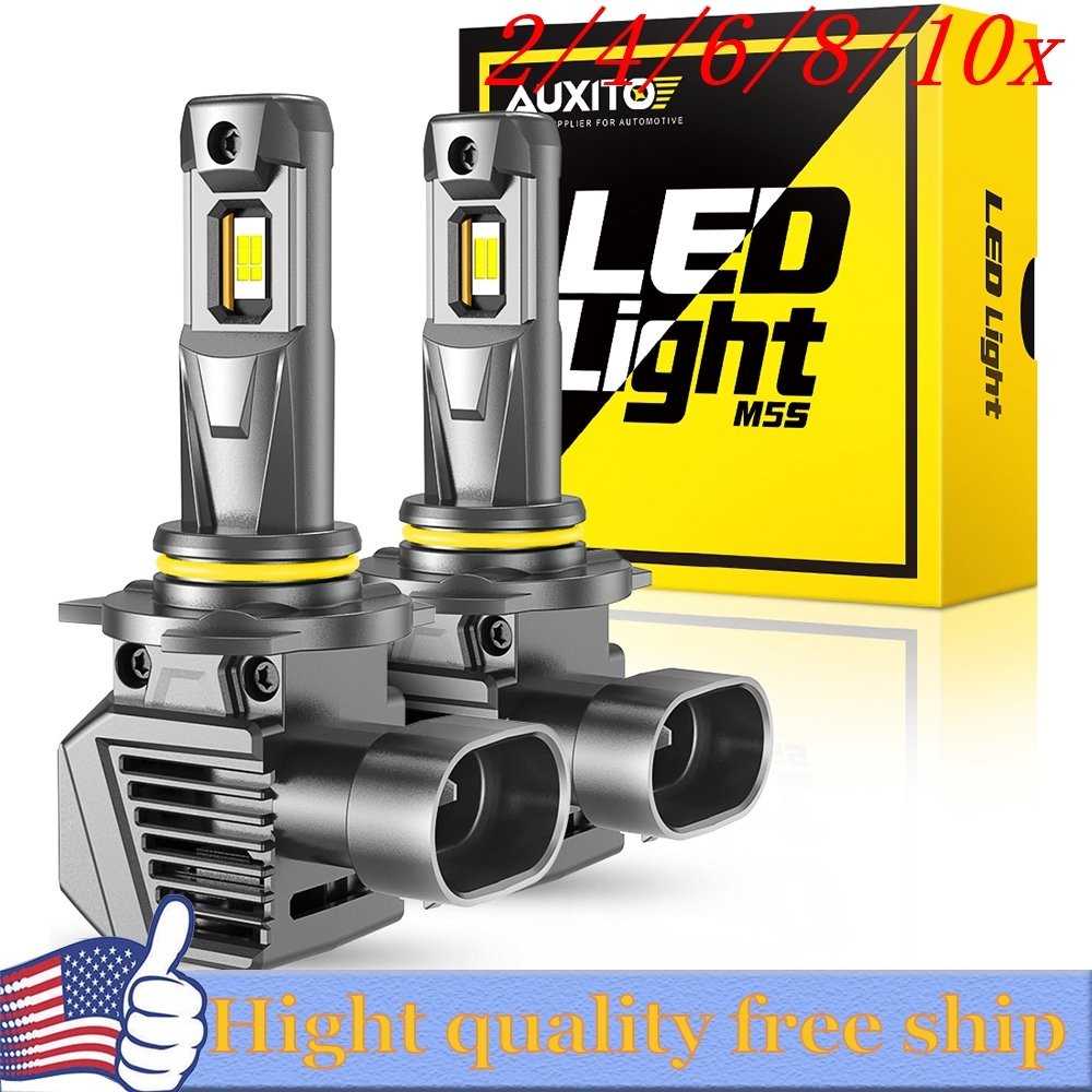 2/4X 9012 Led Headlight bulb High Beam Super Bright White 6000-6500K 50000Lumens