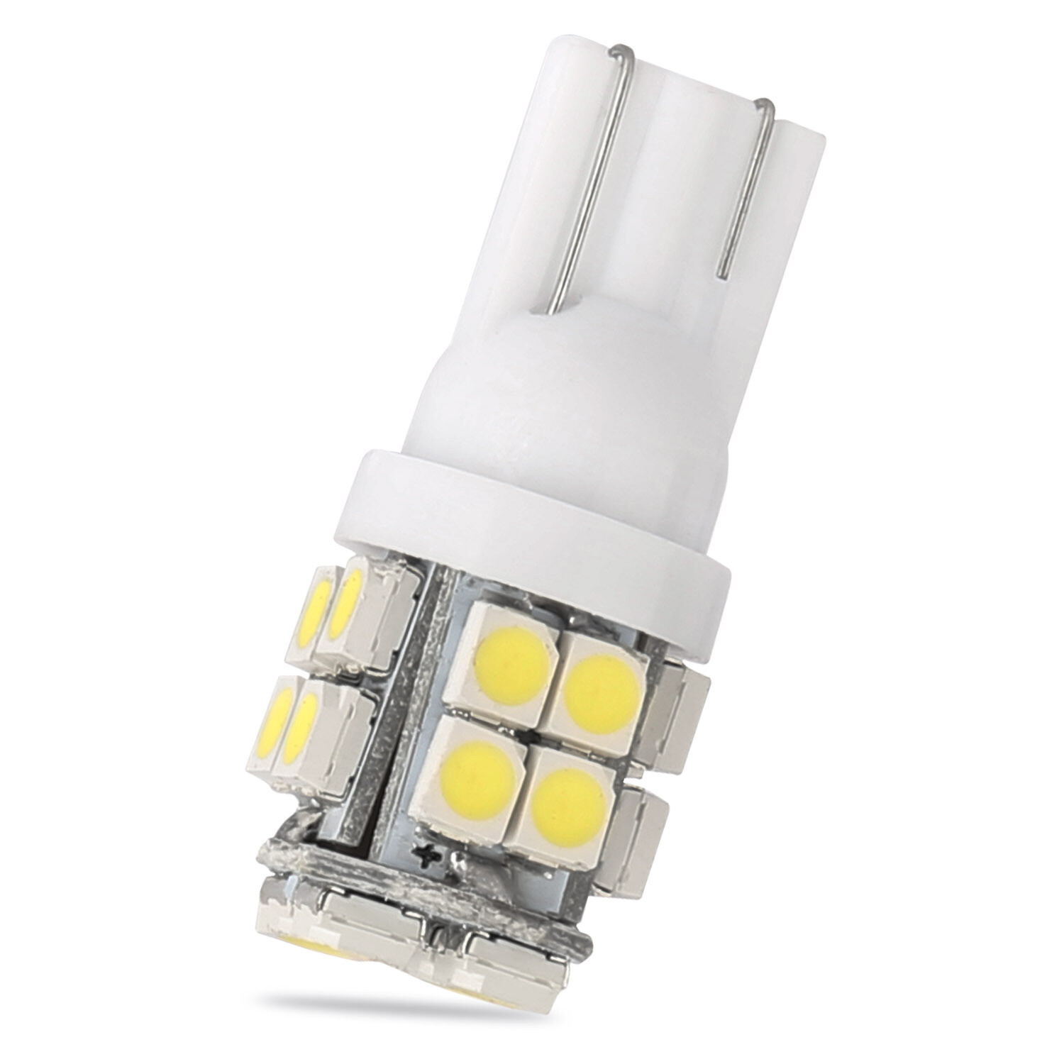 10Pcs T10 LED Light Bulb Wedge Base Interior Dome Map License LED Lights 6000K